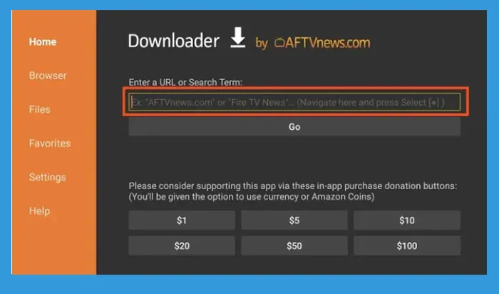 Paso 3 - Instalar app Downloader